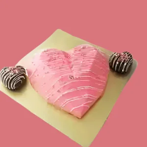 Heart Shape Pinata Cake