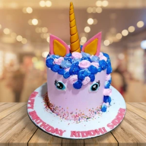 Floral Unicorn Cake